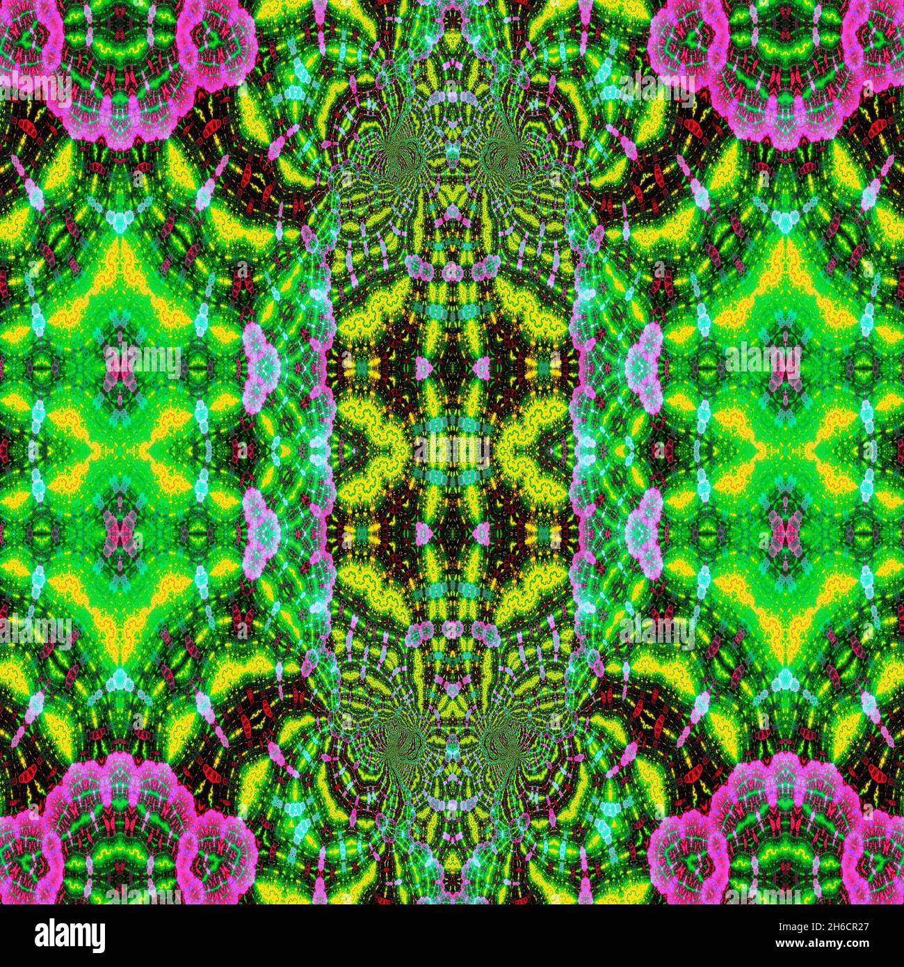 Fractal Tile Pattern Fractal decor hi-res stock photography and images - Alamy