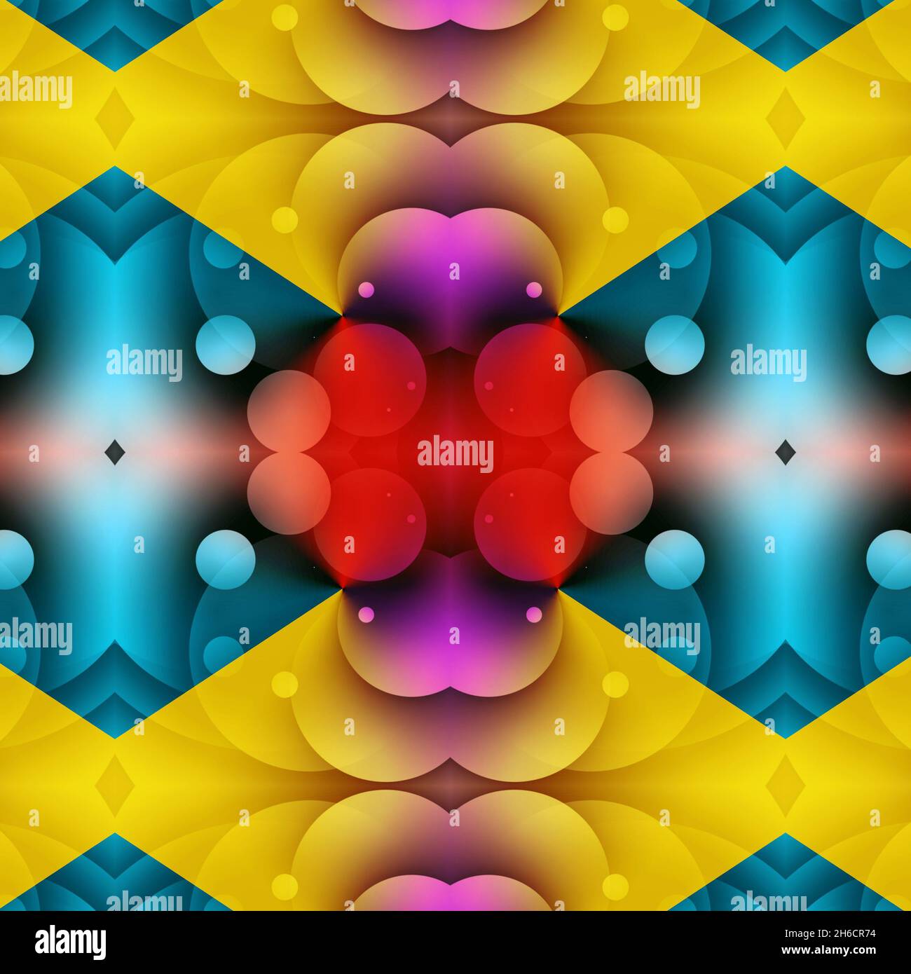 Decoration fractal background tile for creative design needs Stock Photo