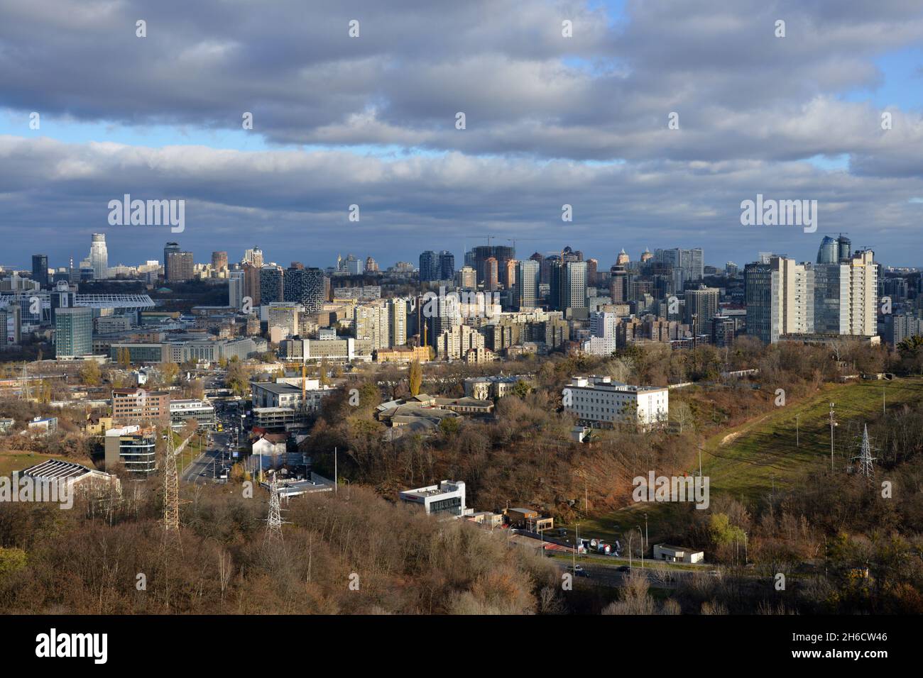 views of Kiev in autumn 2021 Stock Photo