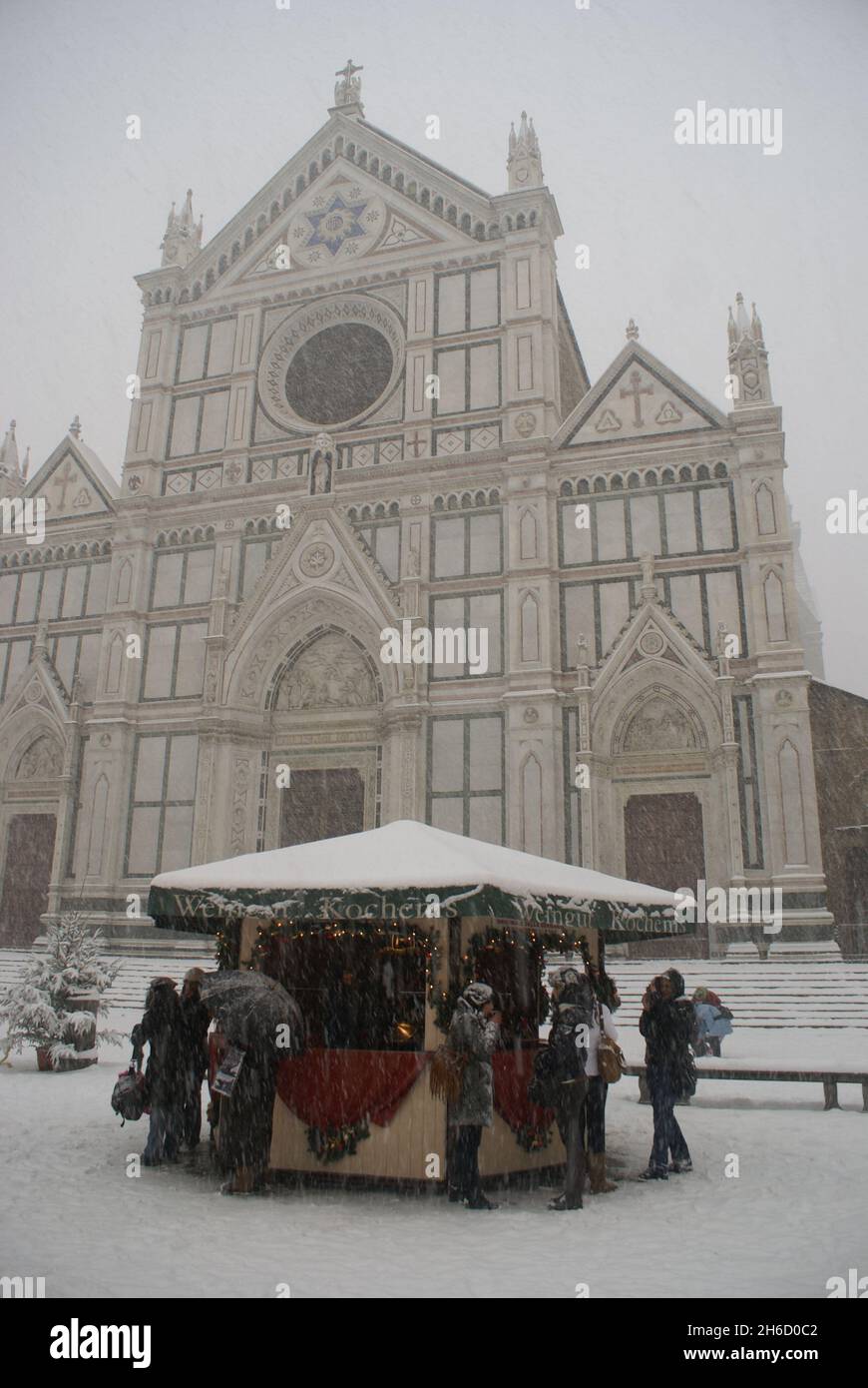 Firenze innevata Stock Photo