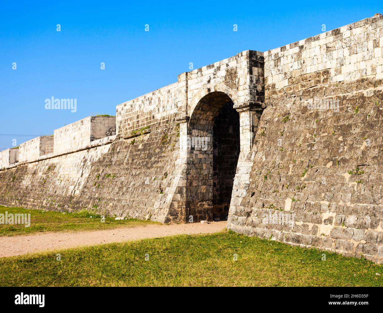 Jaffna Fort in Jaffna. Fort was built by the Portuguese in Jaffna