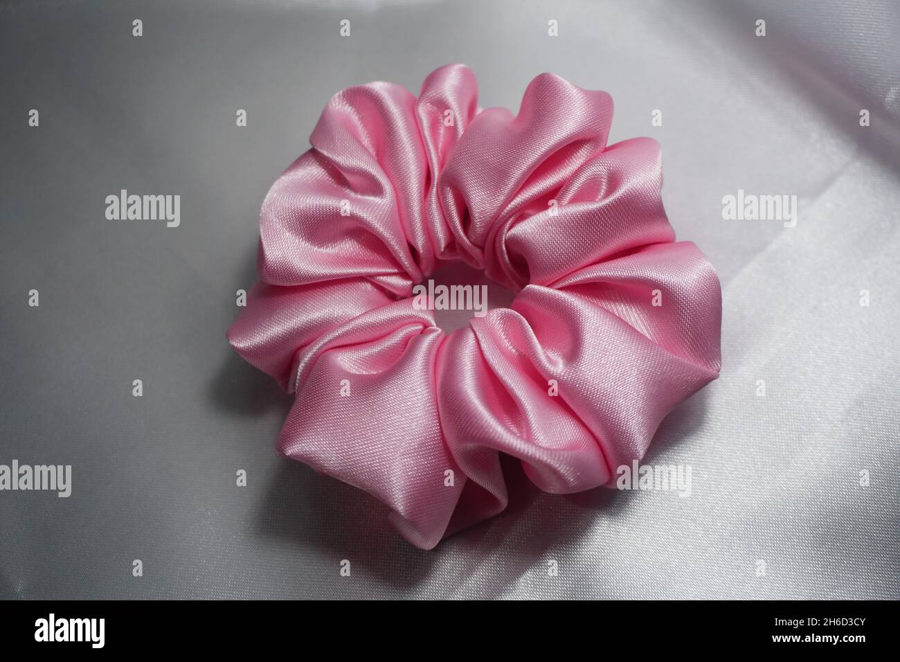 Pink Scrunchies Stock Photo