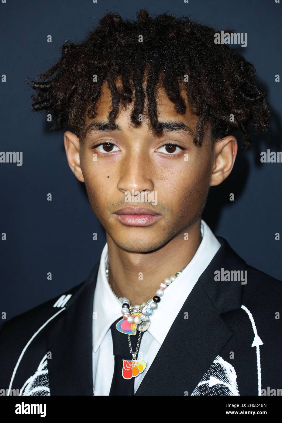 HOLLYWOOD, LOS ANGELES, CALIFORNIA, USA - NOVEMBER 14: Actor Jaden Smith  arrives at the 2021 AFI Fest - Closing Night Premiere Of Warner Bros.  Pictures' 'King Richard' held at the TCL Chinese