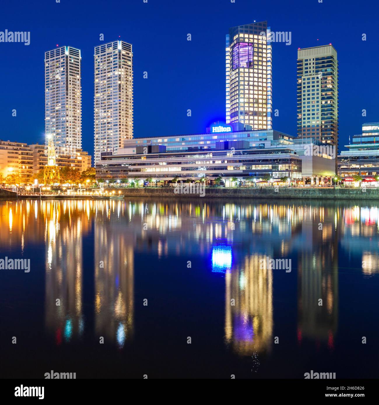 BUENOS AIRES, ARGENTINA - MAY 03, 2016: The Hilton Buenos Aires is a five  star hotel in the Argentine capital. It is located in the Puerto Madero  dist Stock Photo - Alamy