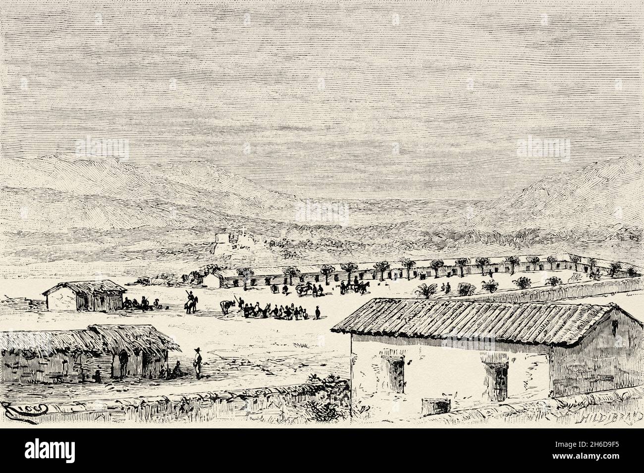 Tarairi Franciscan Mission. Bolivia, South America. Old 19th century ...