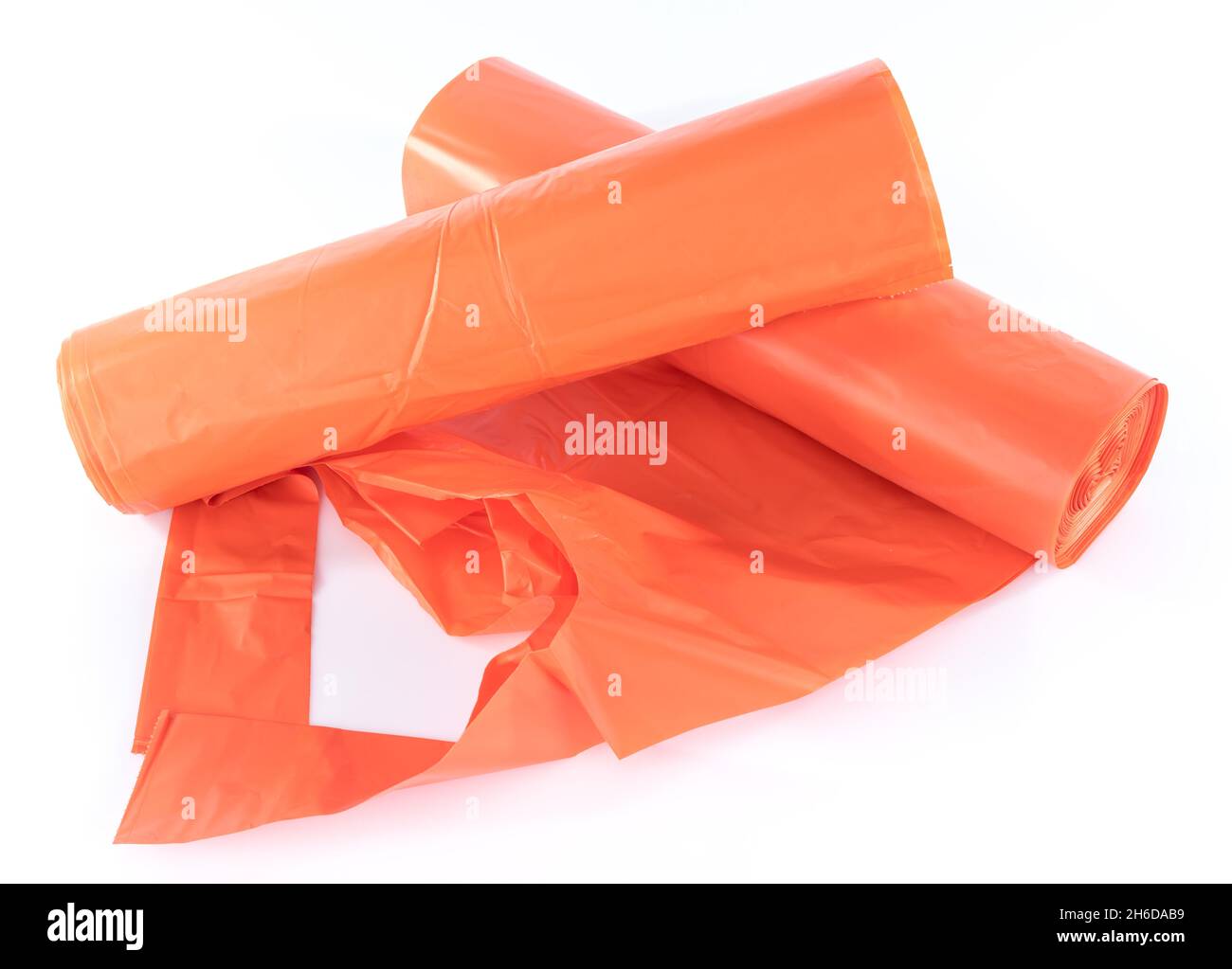 Orange plastic bags Cut Out Stock Images & Pictures Alamy
