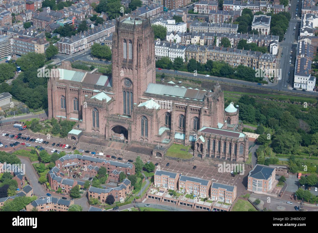 The Anglican Cathedral Church of Christ, Liverpool, 2015. Stock Photo