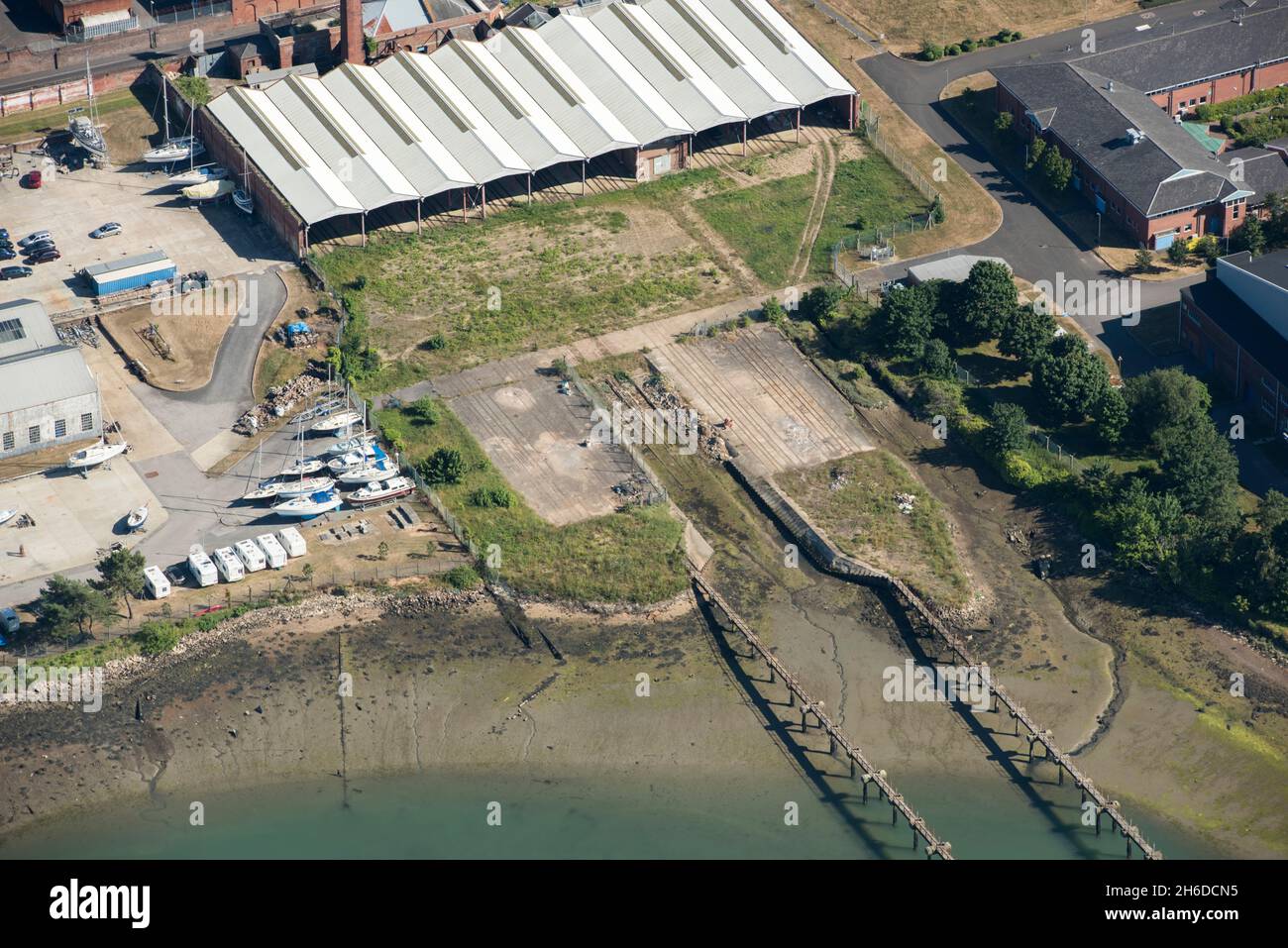 Gunboat Traverser System, Haslar Gunboat Yard, Gosport, Hampshire, 2018