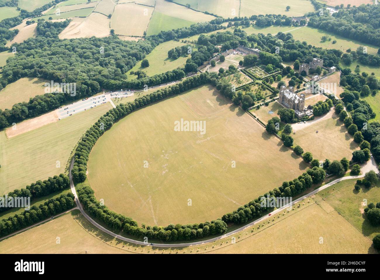 Hardwick Hall, Hardwick Old Hall and surrounding landscape park, near