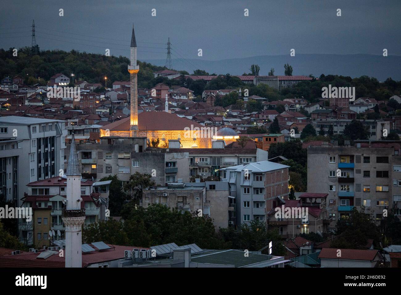 City overview at aftert in Skopje, October 16, 2021. Copyright Florian