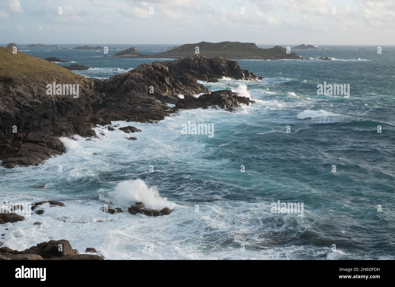 Hell Bay, Bryher, Isles of Scilly Stock Photo