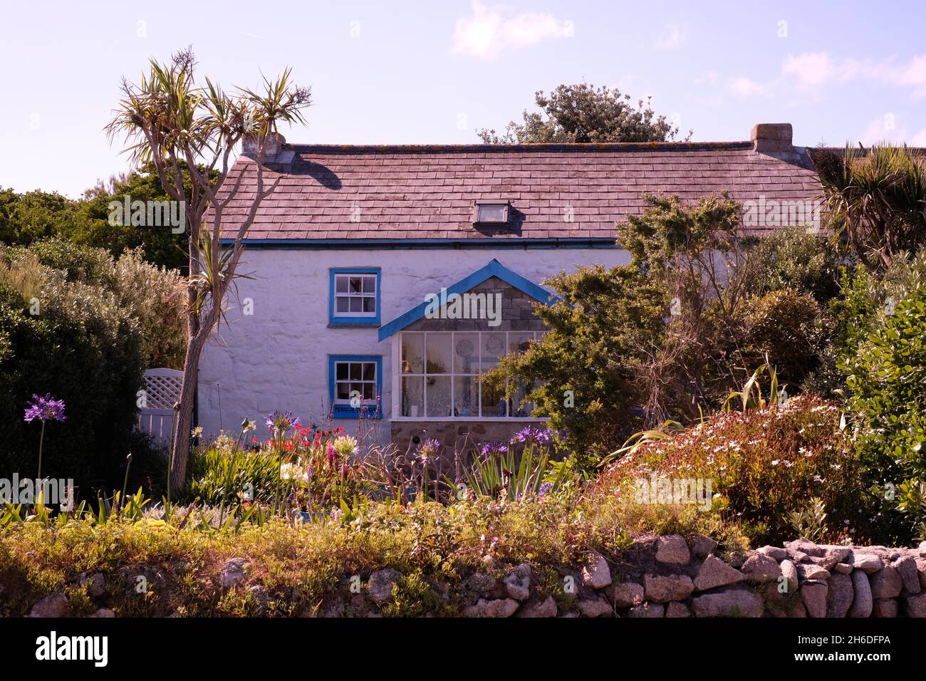 Pelistry Cottage on St Agnes, Isles of Scilly Stock Photo Alamy