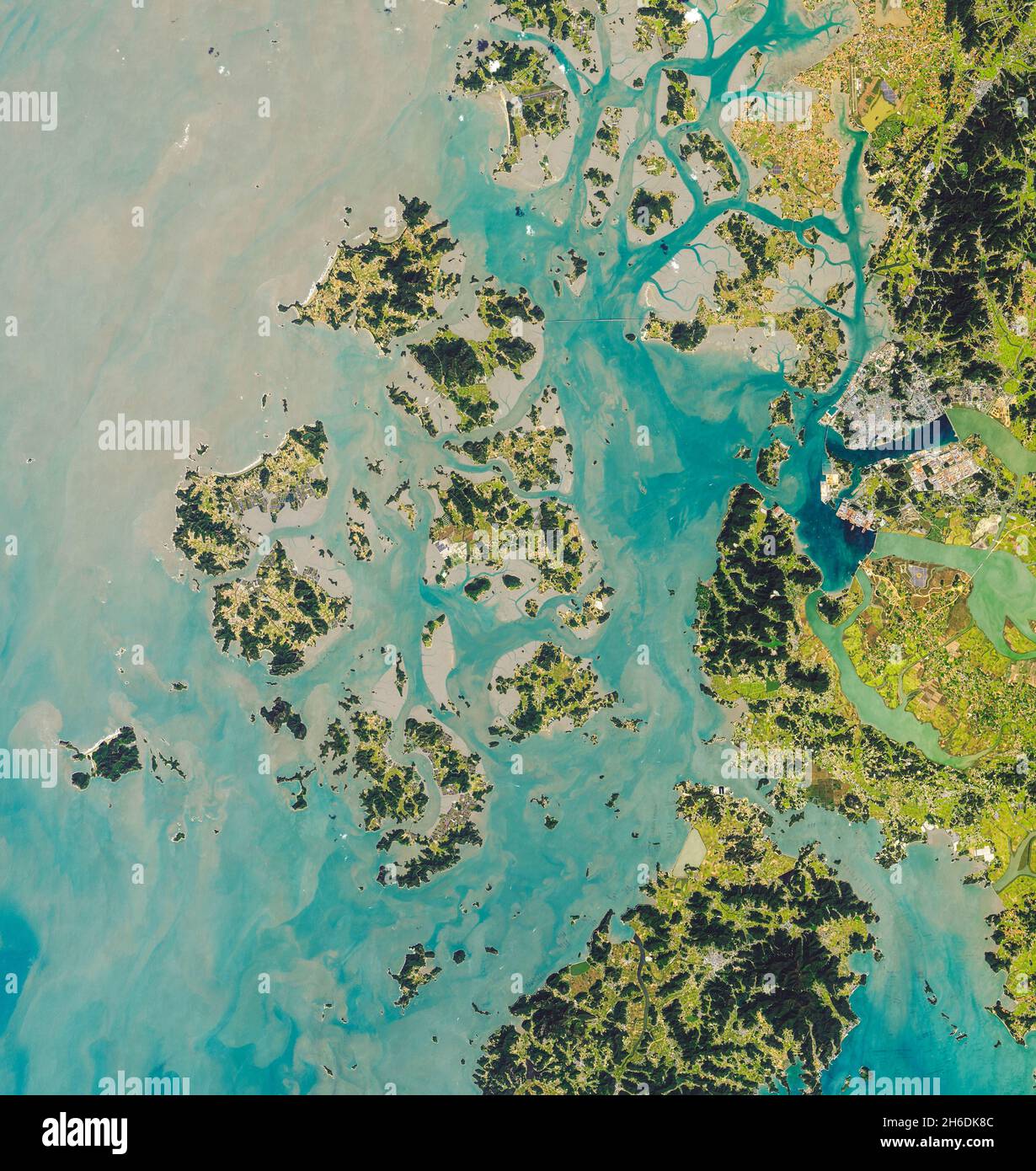 Sinan County (Shinangun) islands in South Korea Stock Photo Alamy