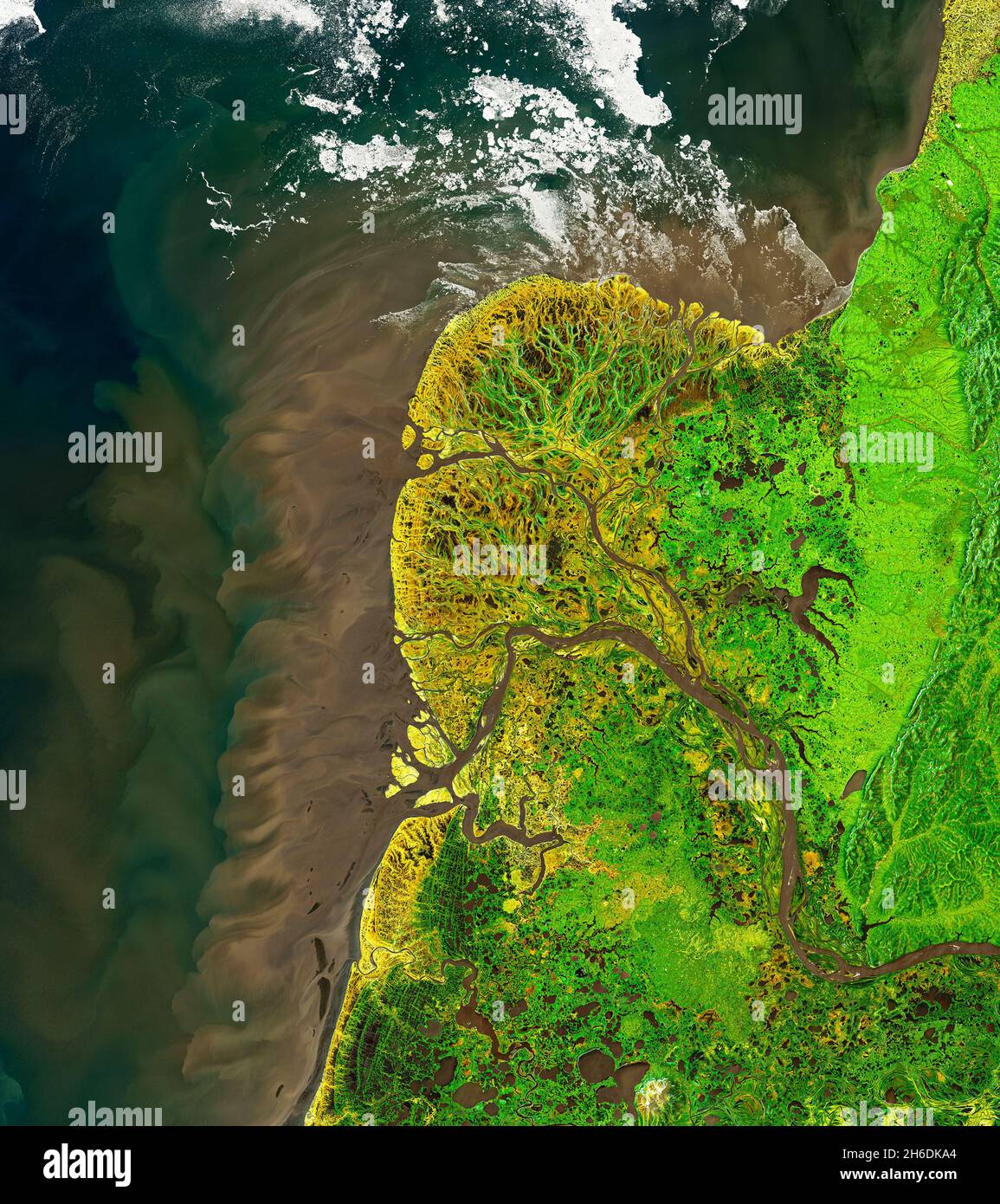 The YukonKuskokwim Delta one of the world’s largest deltas, Alaska