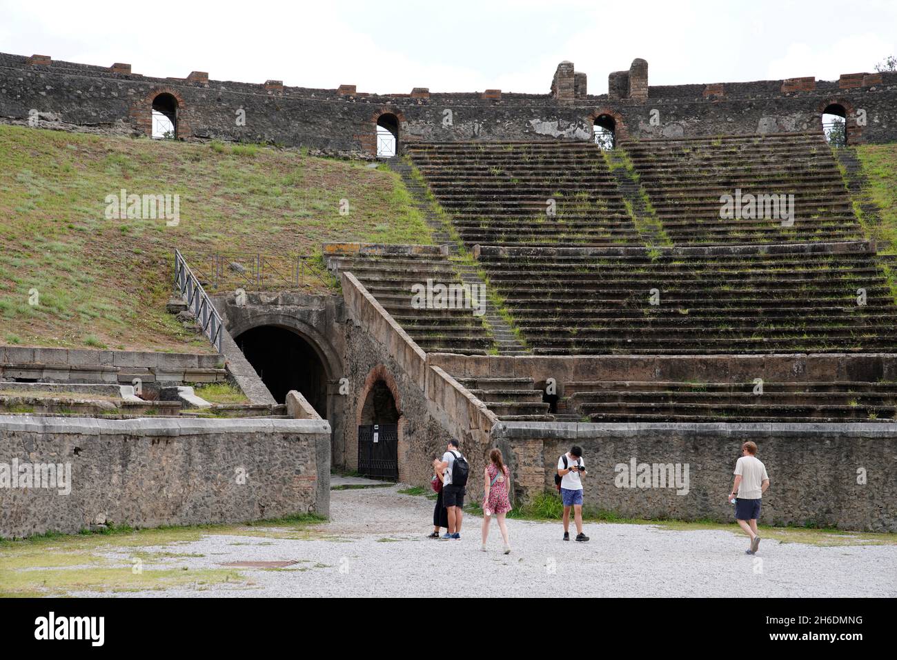 Amphitheater,Pompeii Stock Photo