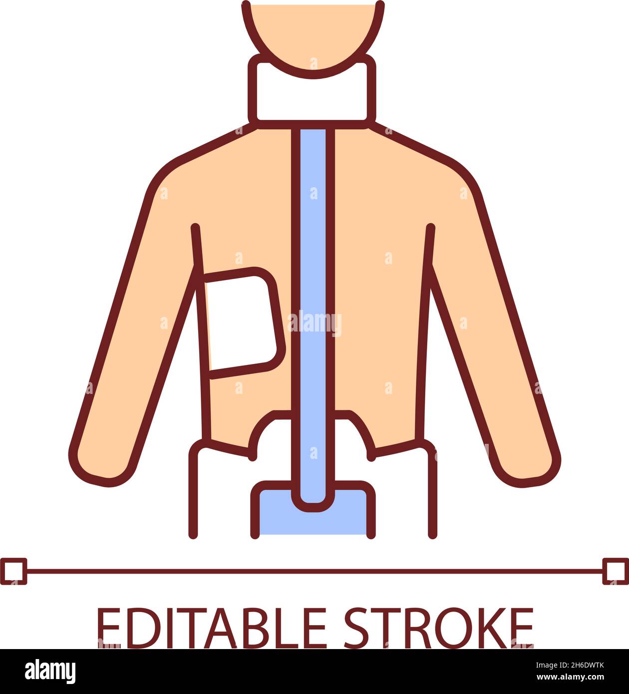Back brace support Cut Out Stock Images & Pictures - Alamy