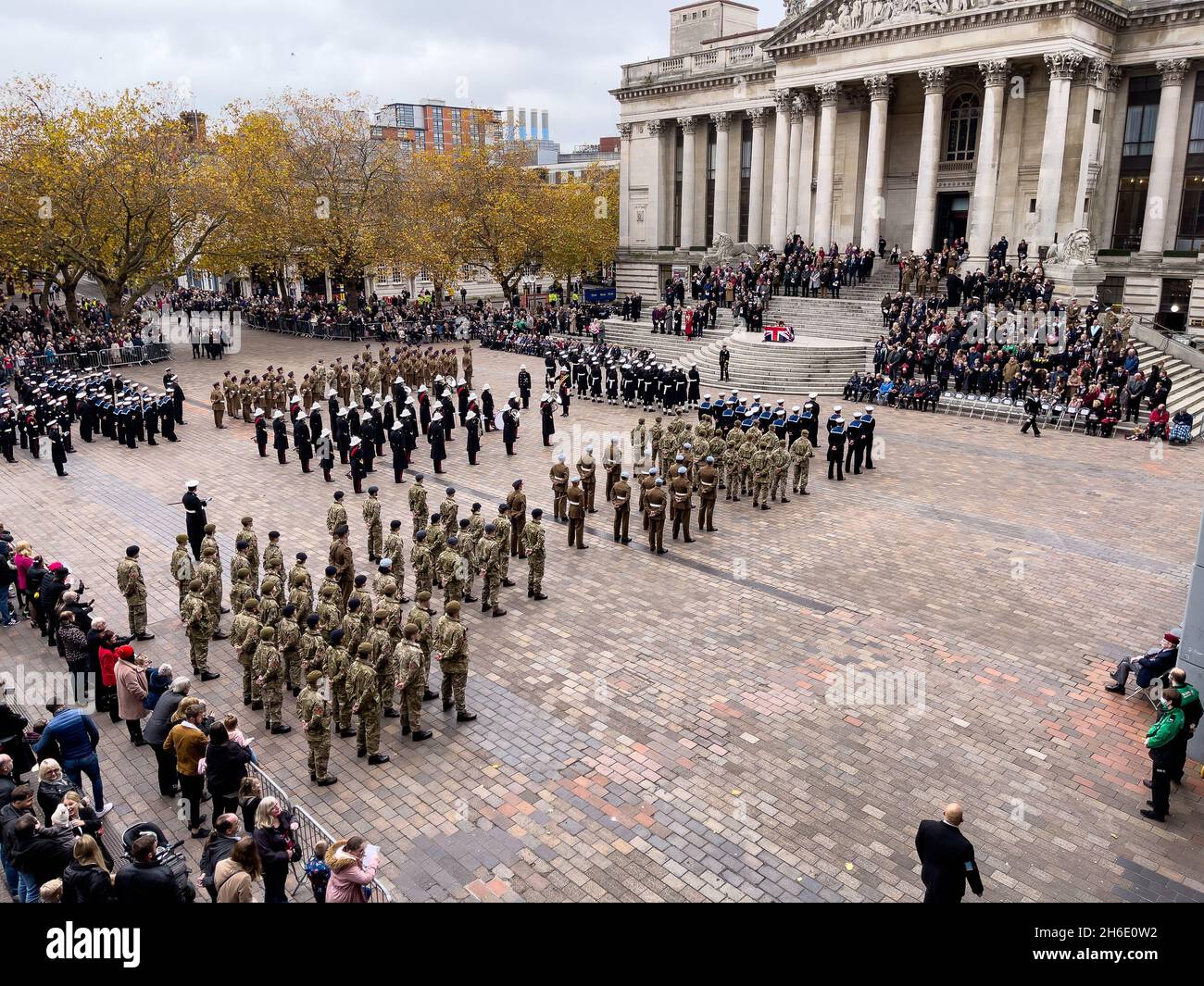 Remembrance Sunday, 2021 At Portsmouth Guildhall Square Stock Photo - Alamy