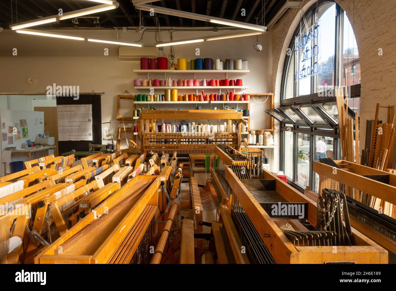 Textile Arts Center in Gowanus Brooklyn NYC Stock Photo