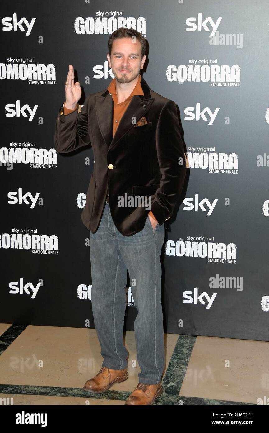 Rome, Italy. 15th Nov, 2021. Arturo Muselli attends the photocall of tv series Gomorra stagione finale at Brancaccio theater. (Photo by Mario Cartelli/SOPA Images/Sipa USA) Credit: Sipa USA/Alamy Live News Stock Photo