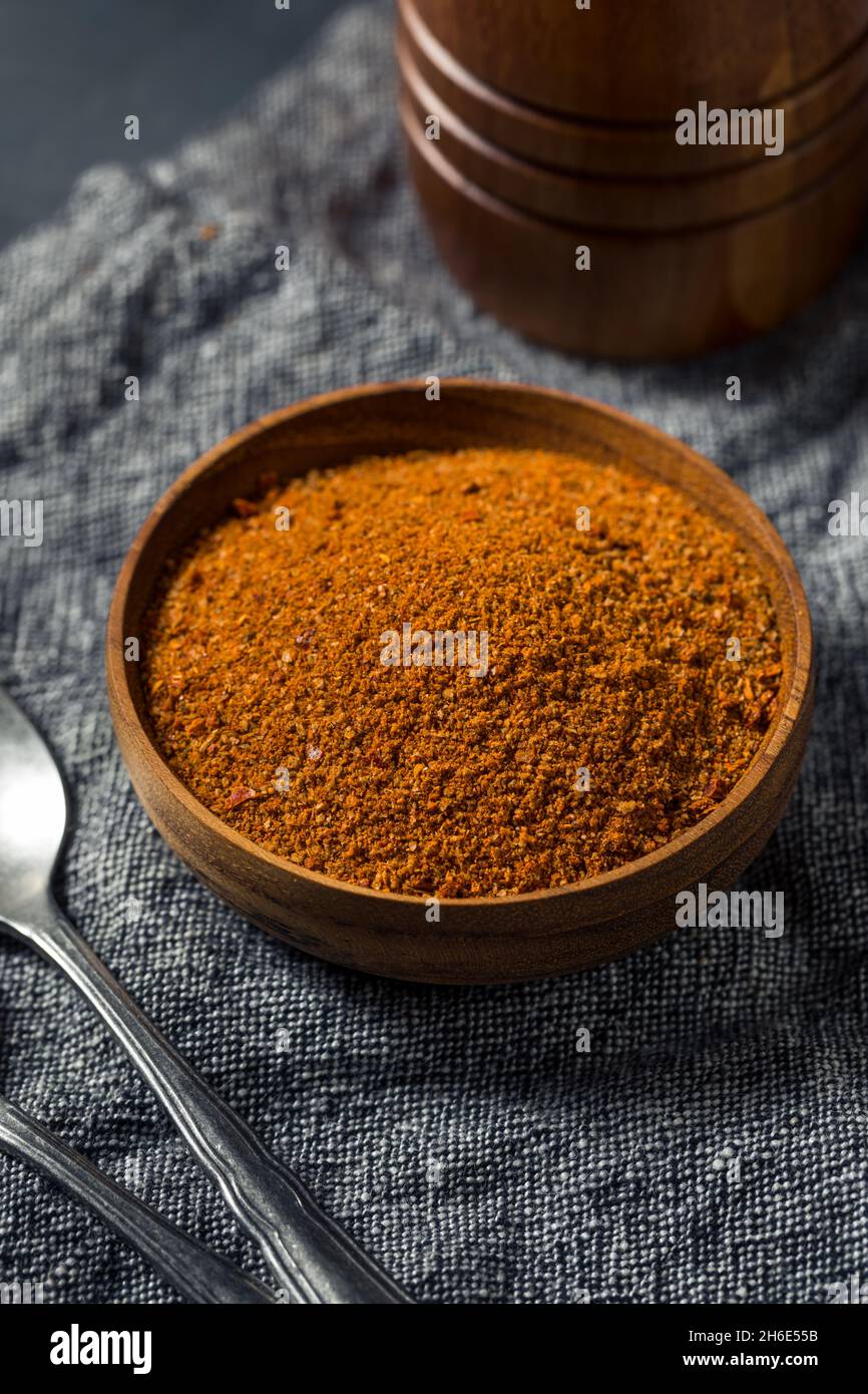 Organic Spicy Asian Seasoning in a Bowl Stock Photo