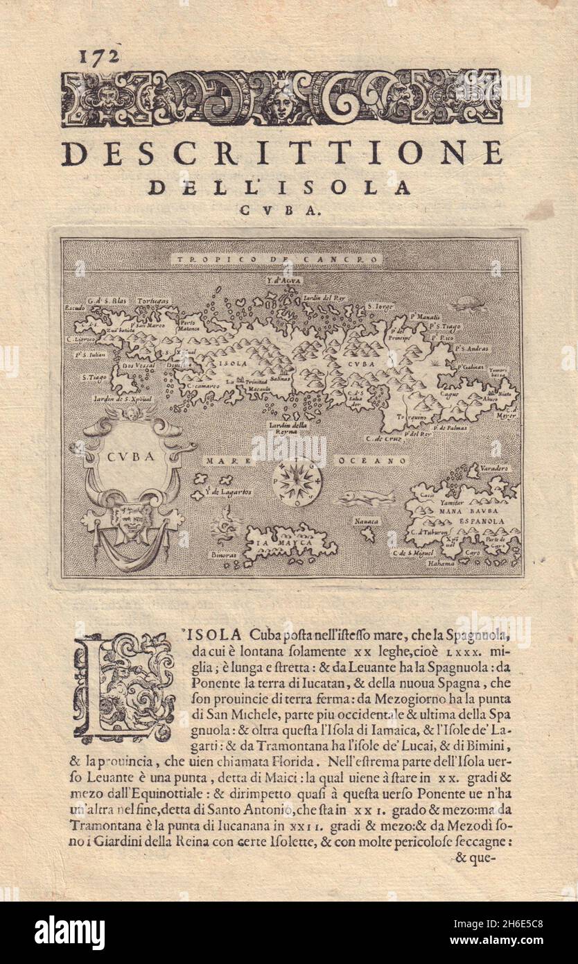 Cuba map 16th century hi-res stock photography and images - Alamy
