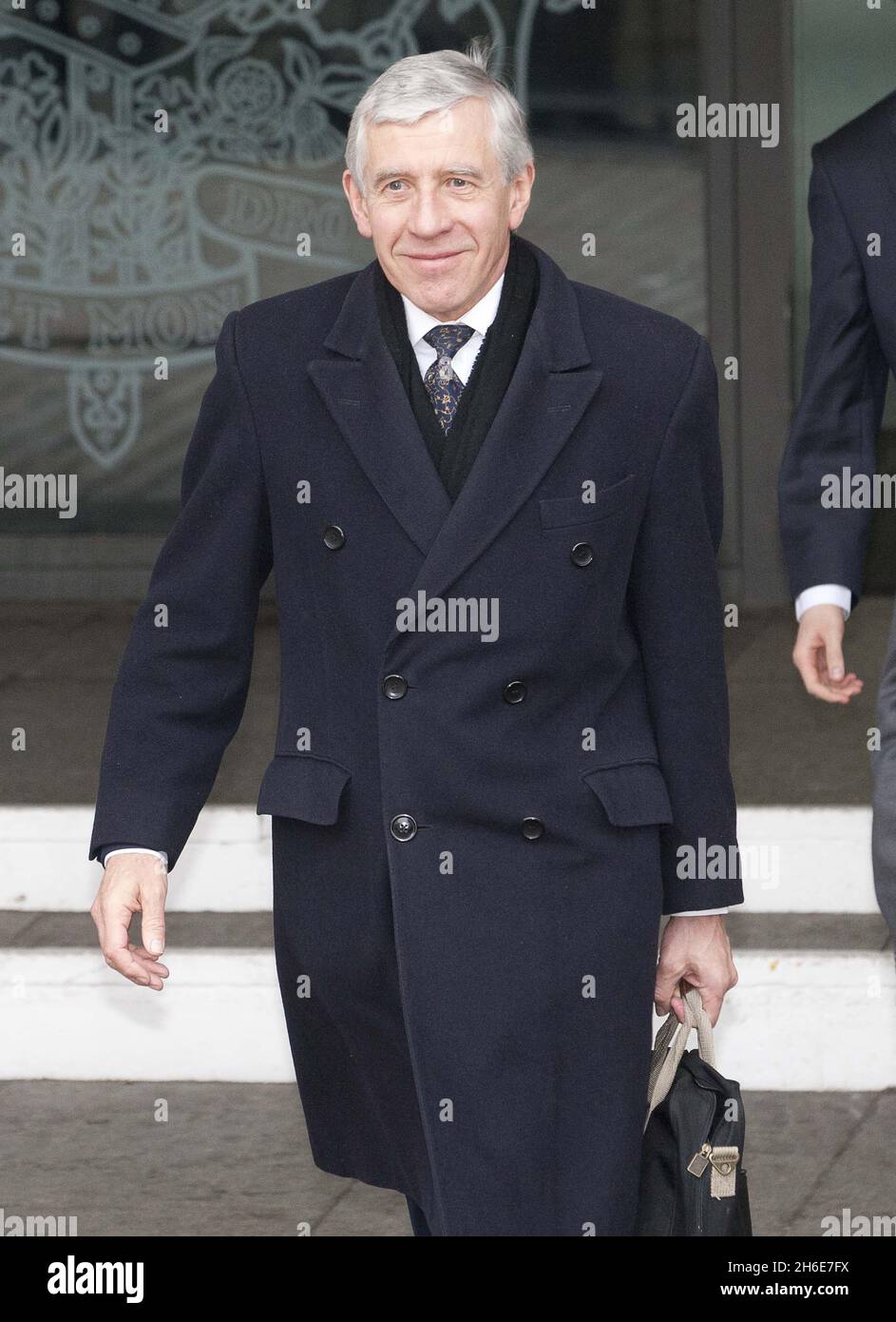 Jack Straw leaves the Chilcot Iraq Inquiry at the QEII conference