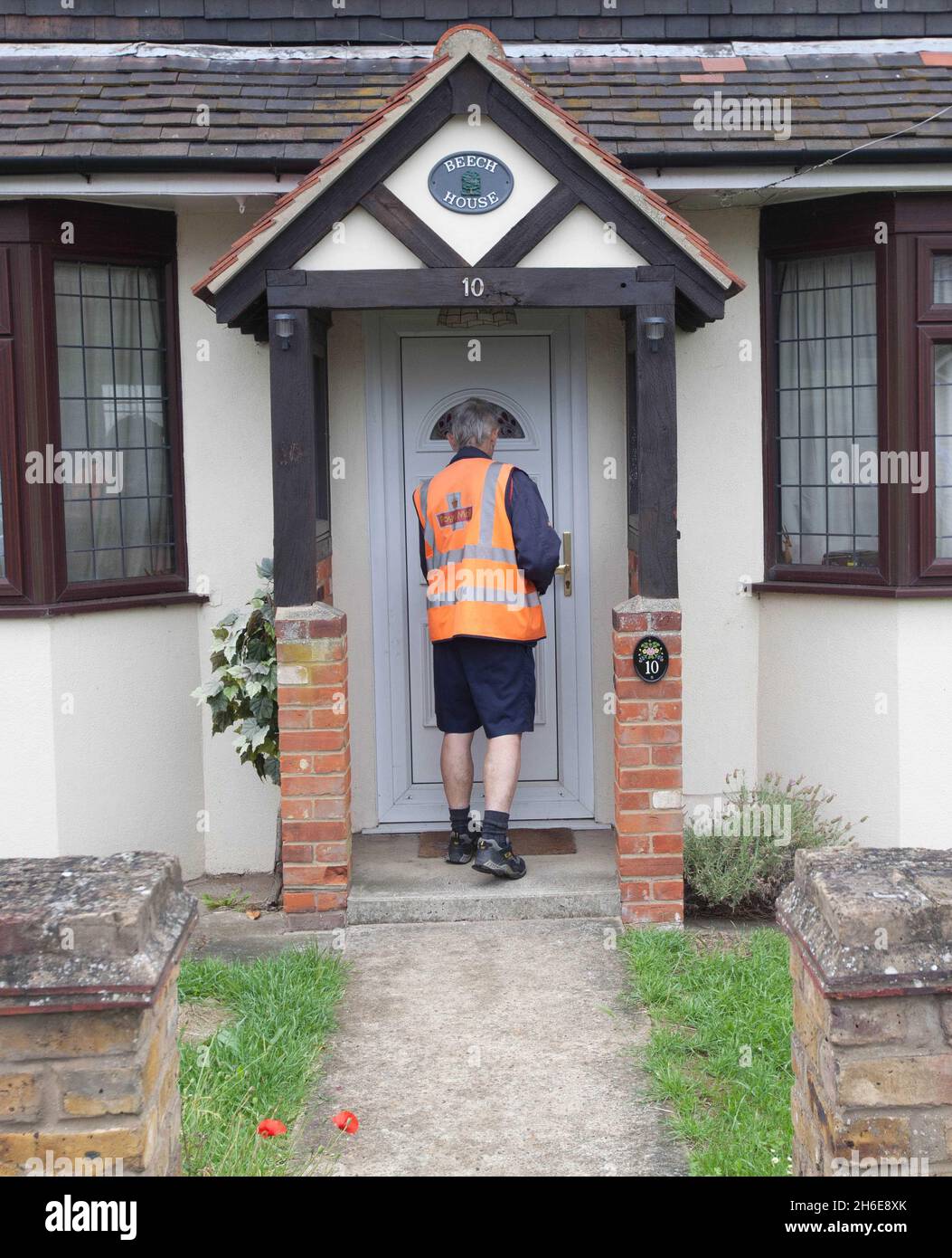 The home of hacker Ryan Cleary in Wickford, Essex, this morning. The British teenager is suspected of masterminding the global computer hacking group LulzSec from his bedroom and could face a fight against extradition to the US after being arrested by police. Stock Photo