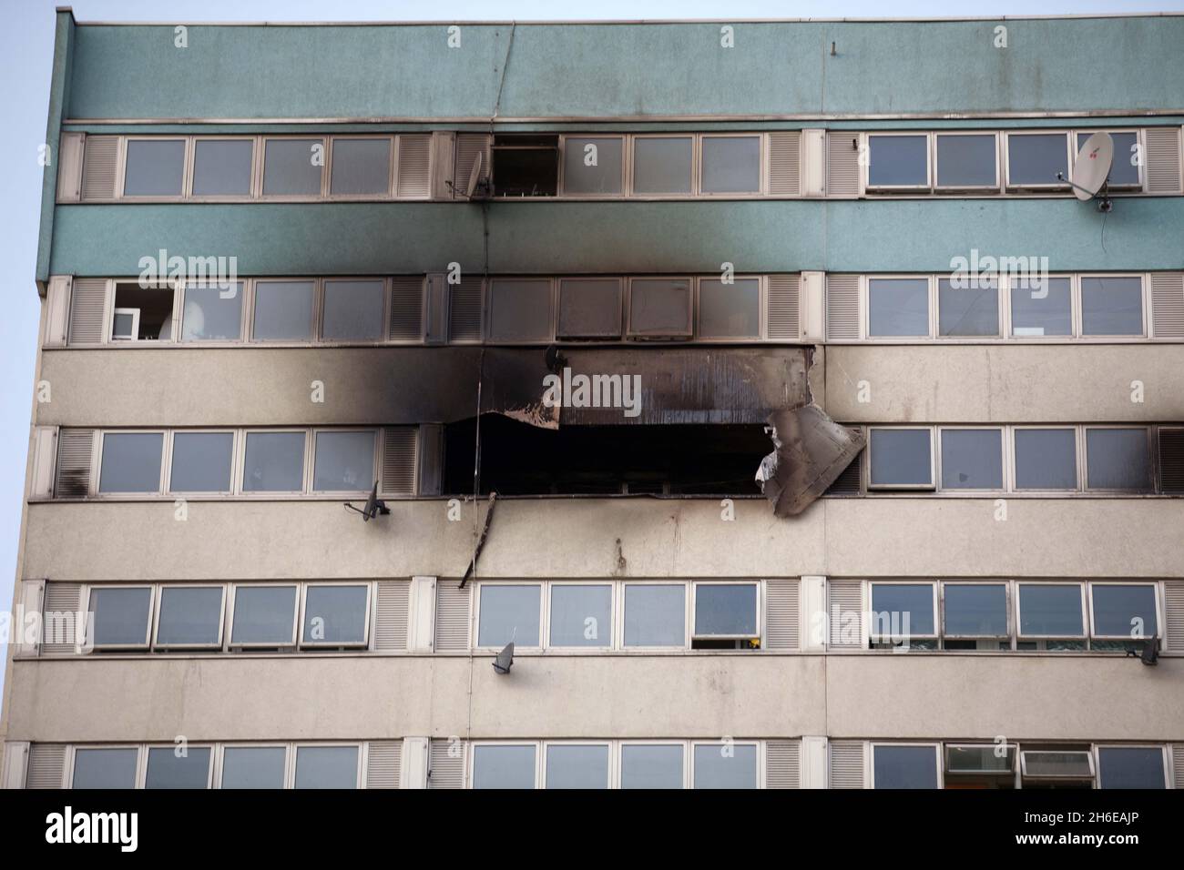 Fred Wigg House in Leytonstone where a fire broke out after mother-of-five Shipa Begum had left hair straighteners on on a bed causing a fire to break out in the flat. Crews Fred Wigg House in Leytonstone where a fire broke out after mother-of-five Shipa Begum had left hair straighteners on on a bed causing a fire to break out in the flat. Crews