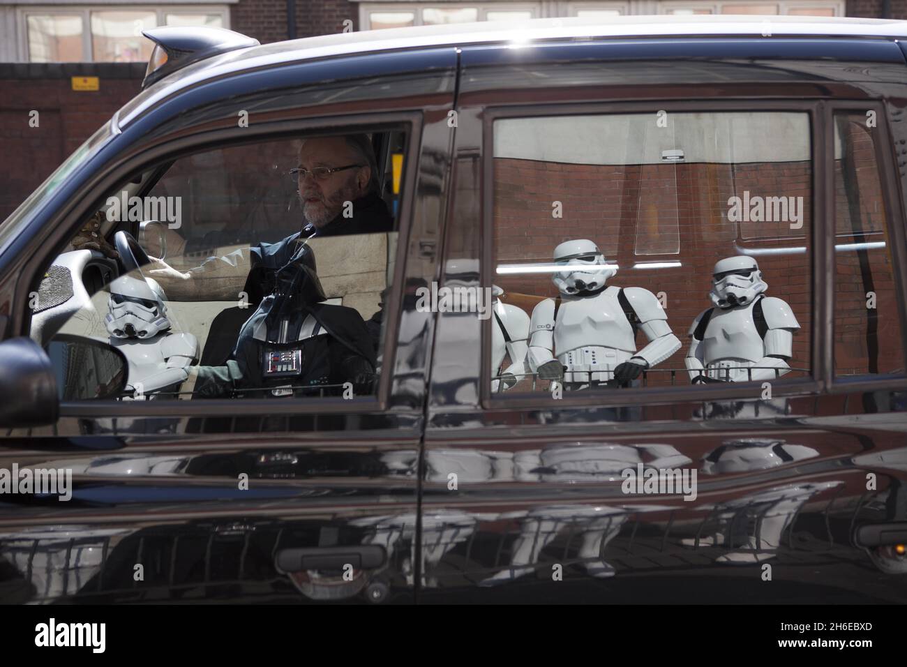 Darth Vader, Stormtroopers and R2-D2 in Central London today in ...