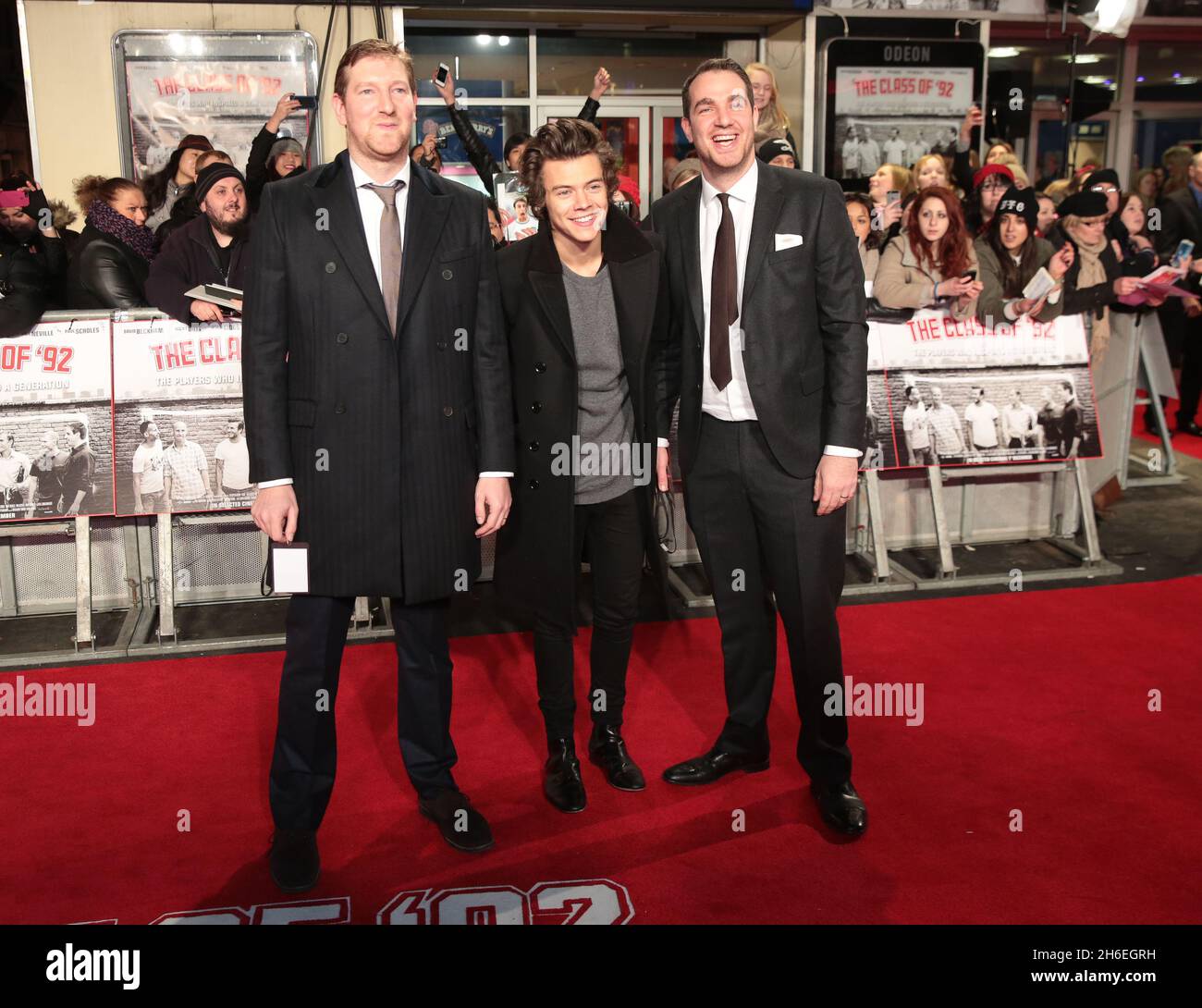 Harry Styles attends the World Premiere of the Class Of 92 at the Odean