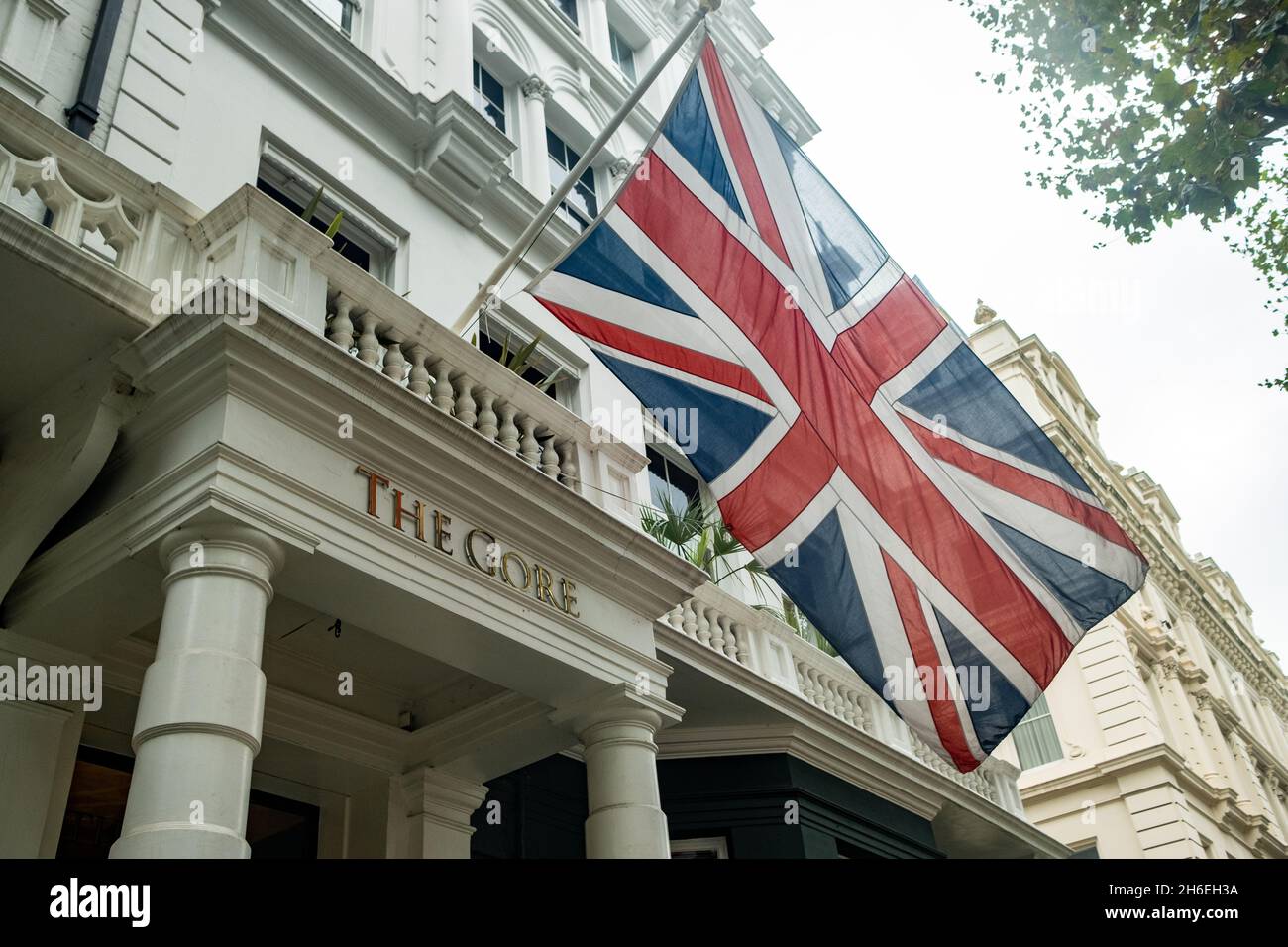 London- November, 2021: The Gore, a luxury hotel on Queens Gate, Kensington Stock Photo