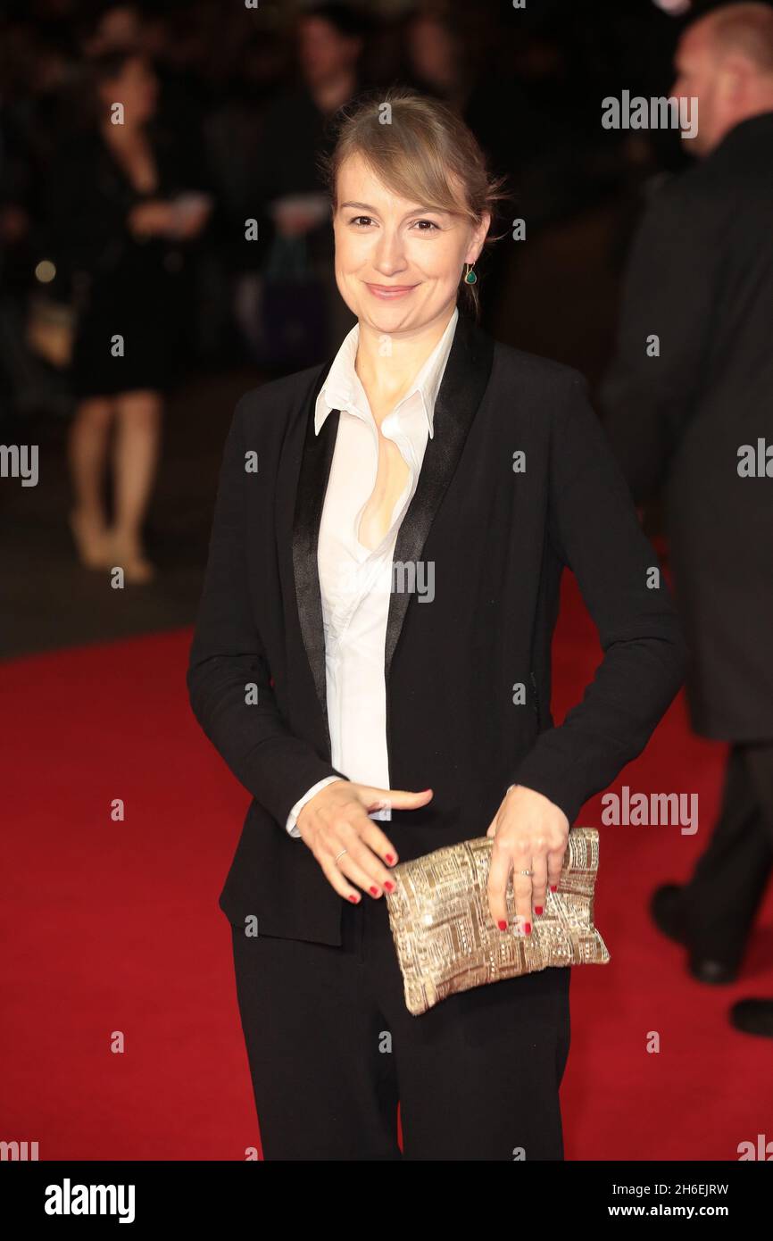 Anamaria Marinca attends the premiere of Fury in London's Leicester square Stock Photo