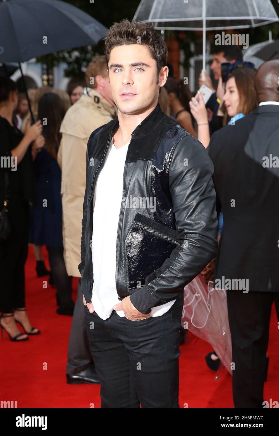 Zac Efron arrives for the European film premiere of We Are Your Friends
