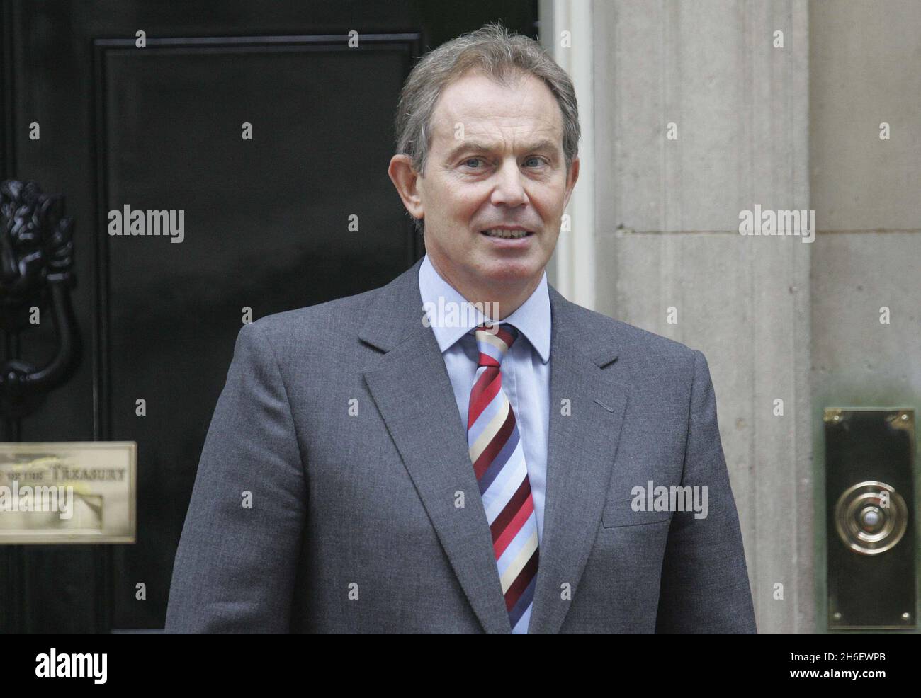 British PM Tony Blair pictured in Downing Street on 05/10/05 after a