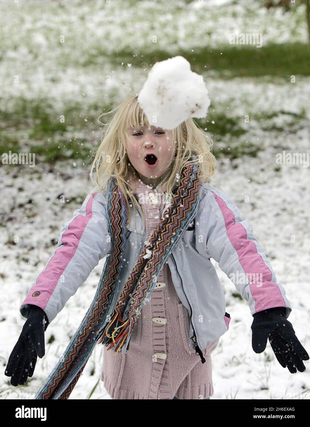 Snow in Kent Stock Photo Alamy