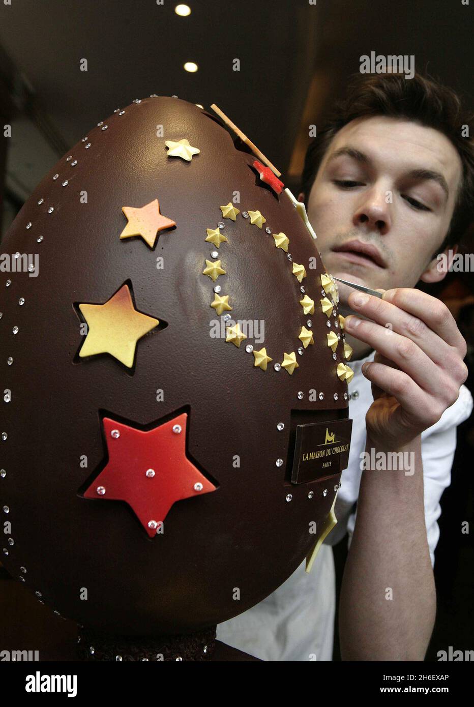 The UK's most expensive Easter Egg went on display this morning at