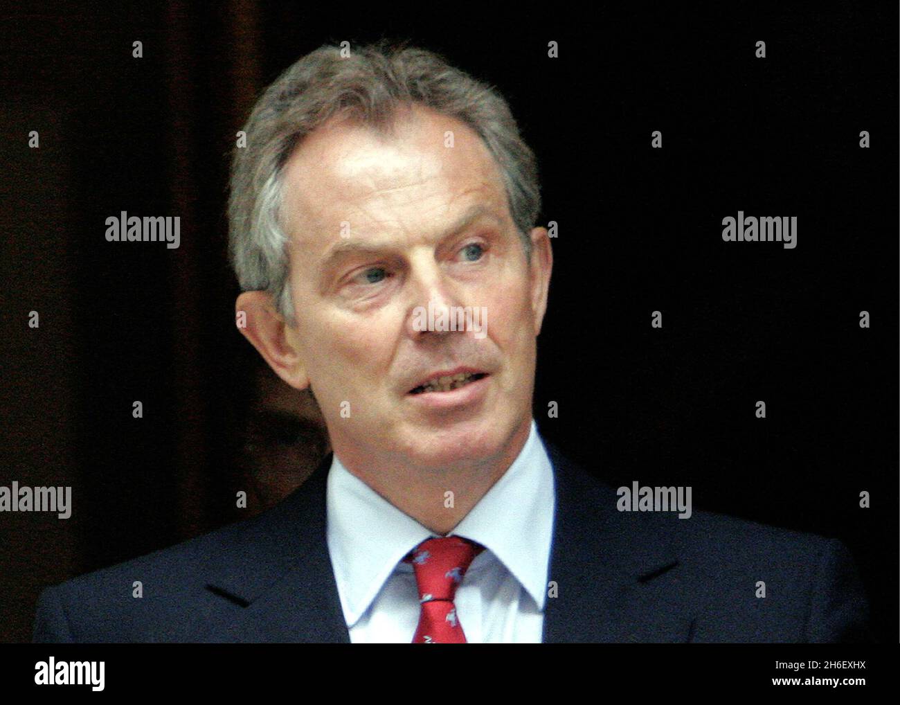Prime Minister Tony Blair leaving Downing Street Stock Photo - Alamy