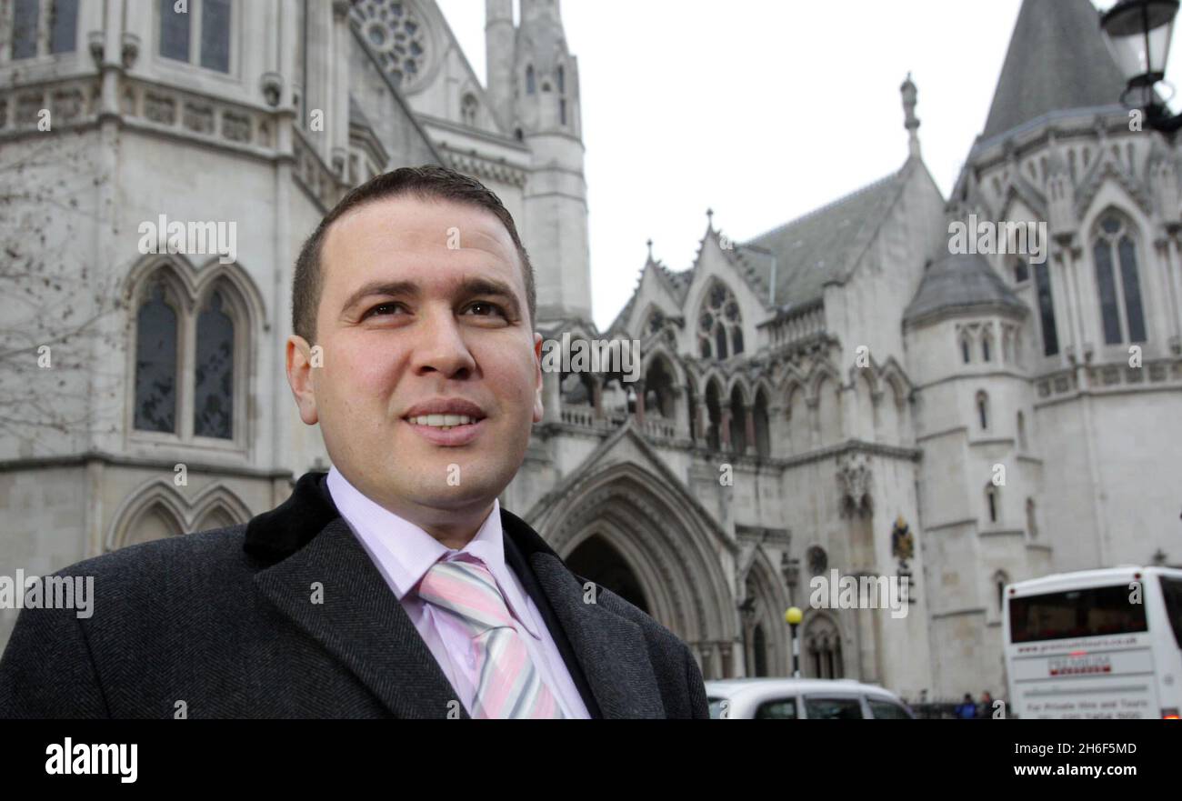 Pilot Lotfi Raissi pictured outside the High Court in London after the ...