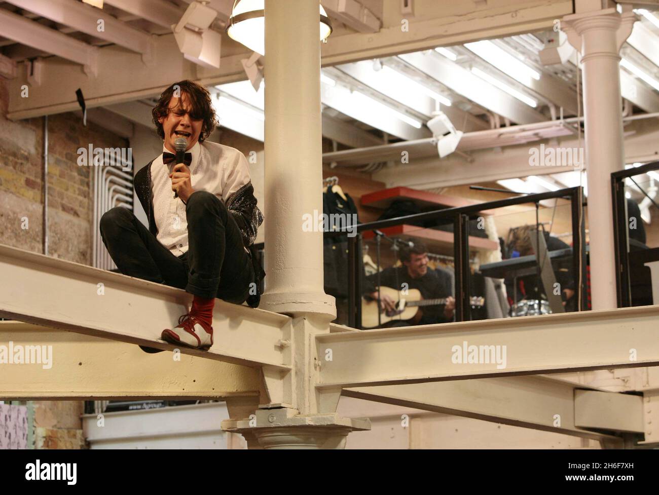 Lead singer Dave Human of the rock group A.Human caused mayhem last ...