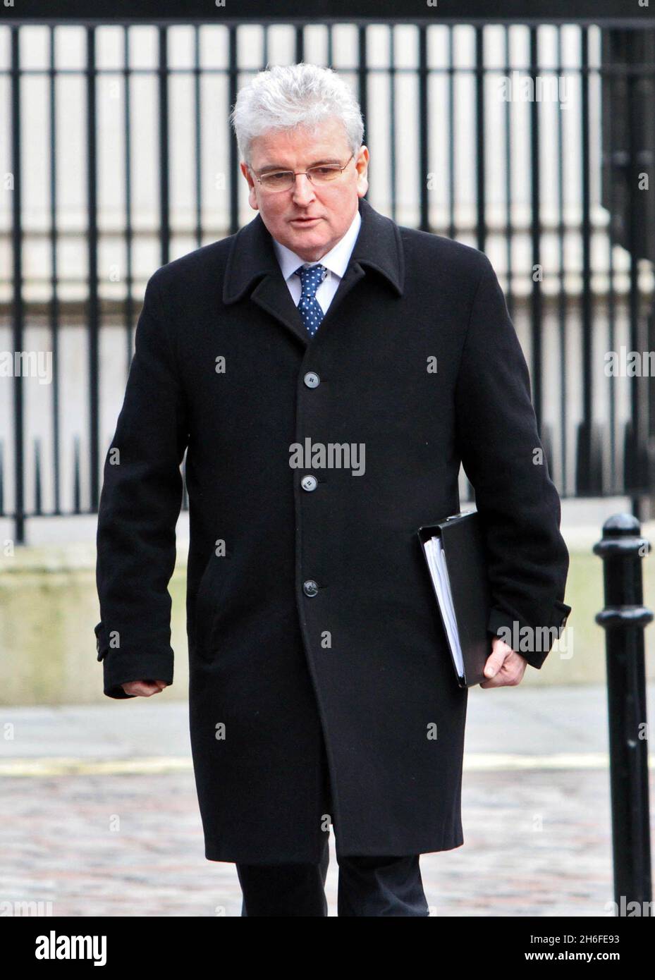 Former Defence Secretary Des Browne arrives to give evidence to the Iraq Inquiry at the QEII Conference Centre in London. Stock Photo