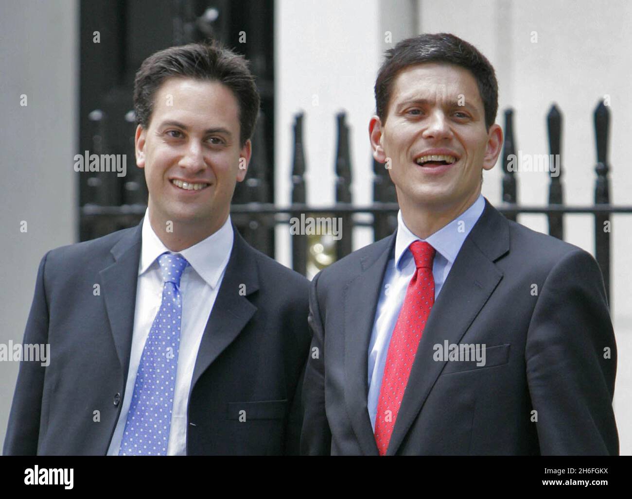 File Image Dated 28 06 07 Of Ed And David Miliband Pictured In Downing file-image-dated-28-06-07-of-ed-and-david-miliband-pictured-in-downing