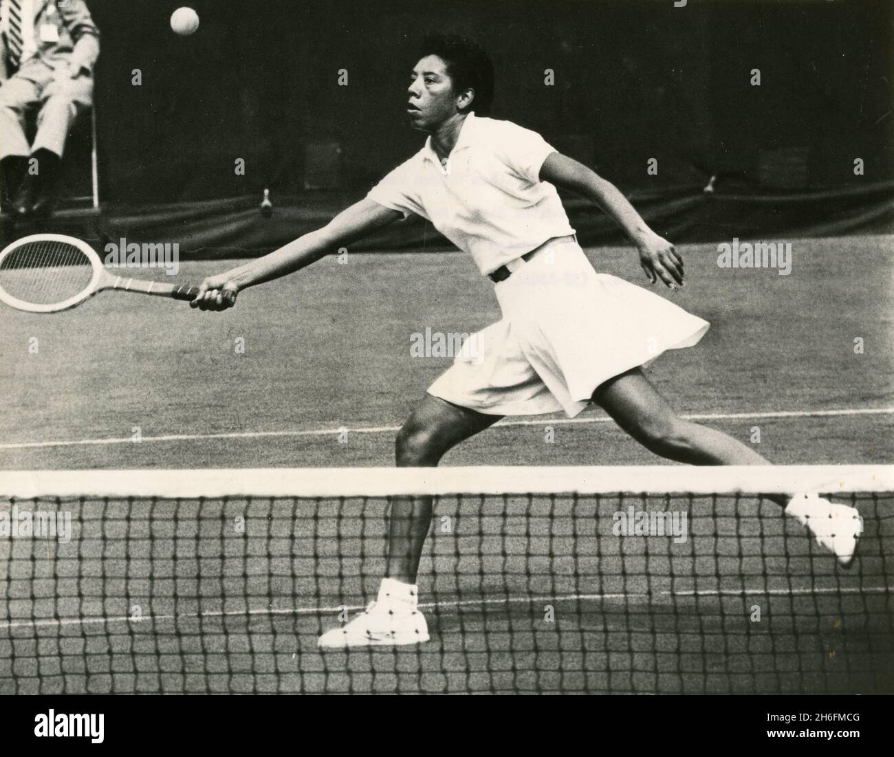 American tennis player Althea Gibson, Forest Hills, NY USA 1958 Stock Photo  - Alamy