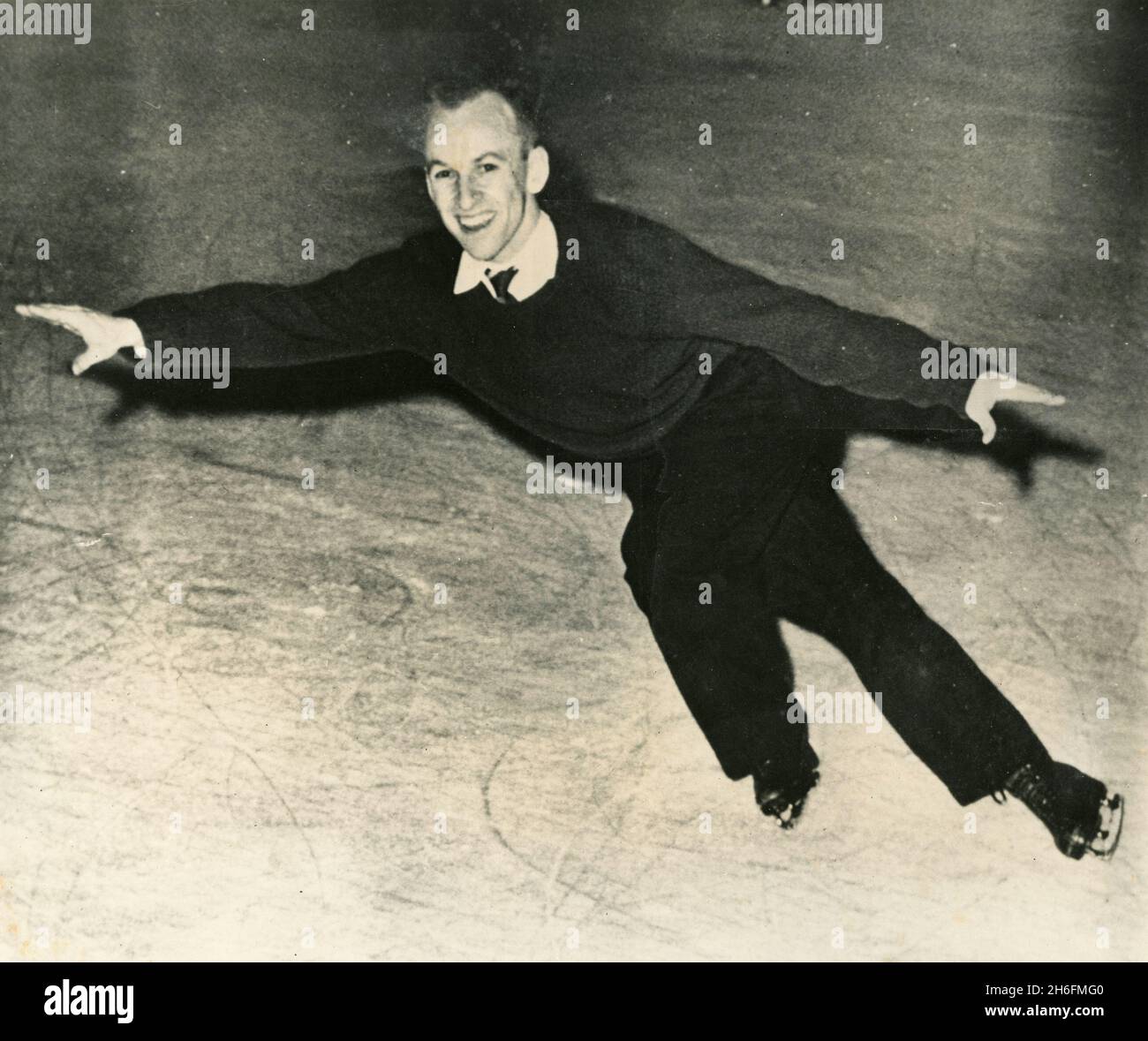 American figure skating world champion Dave Jenkins, Colorado Springs, USA 1959 Stock Photo
