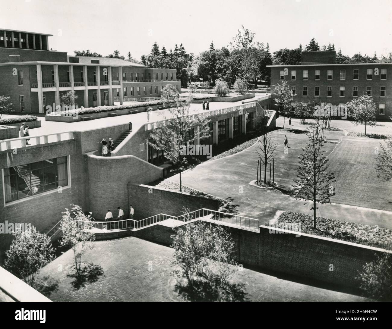 The premises of the General Foods Corporation at White Plains, New York, USA 1955 Stock Photo