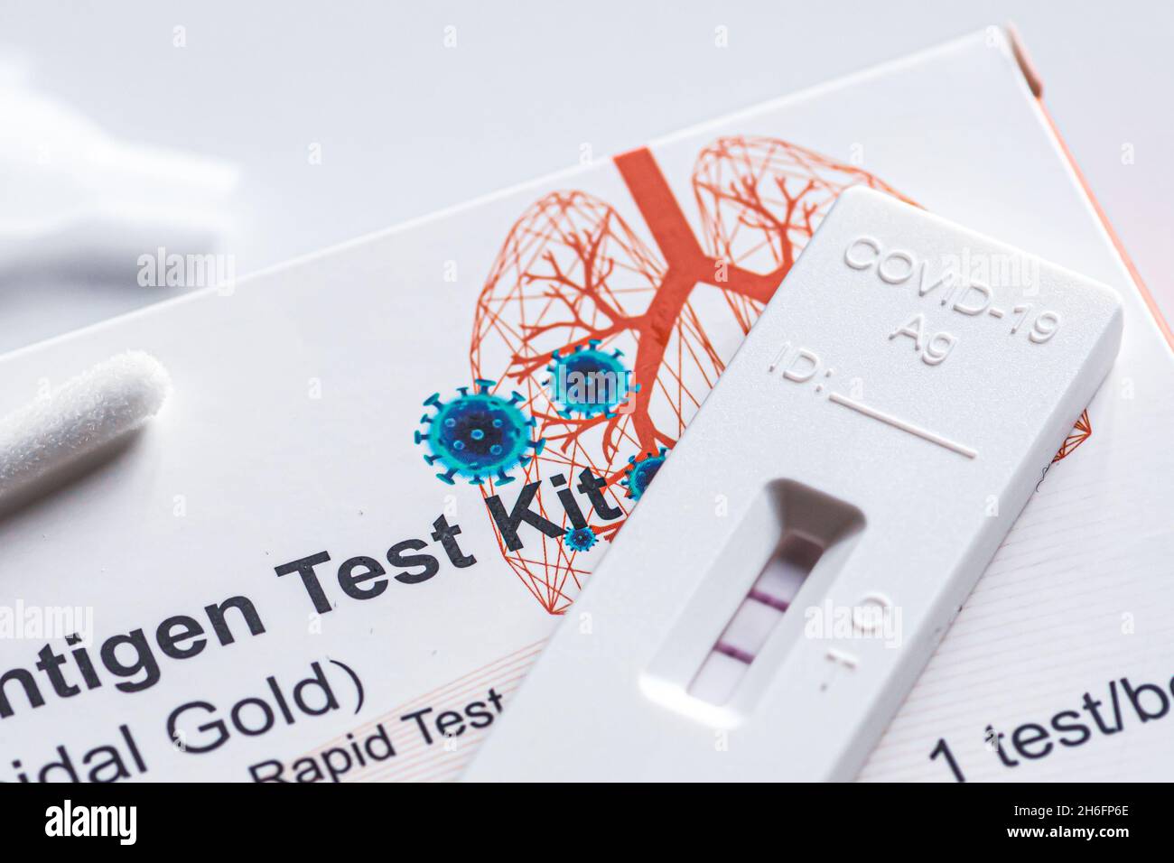 Positive Covid19 antigen test kit for self testing, one step