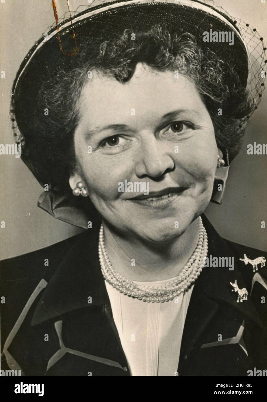 American Georgia Neese Clark Gray, Treasurer of the United States, USA 1949 Stock Photo