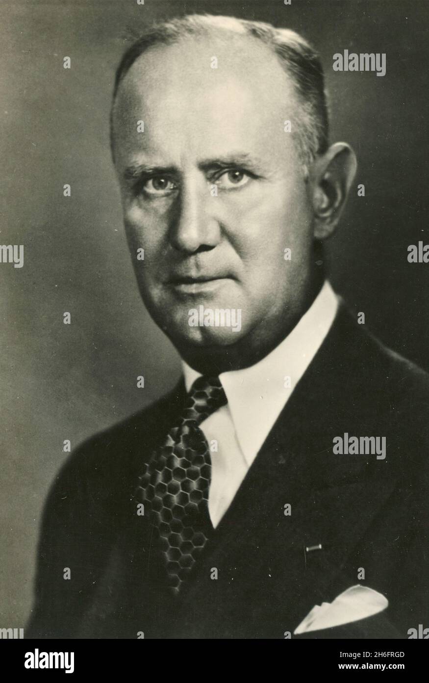 American civil servant Thomas Jean Hargrave, Chairman of the US Munition Board, USA 1947 Stock Photo