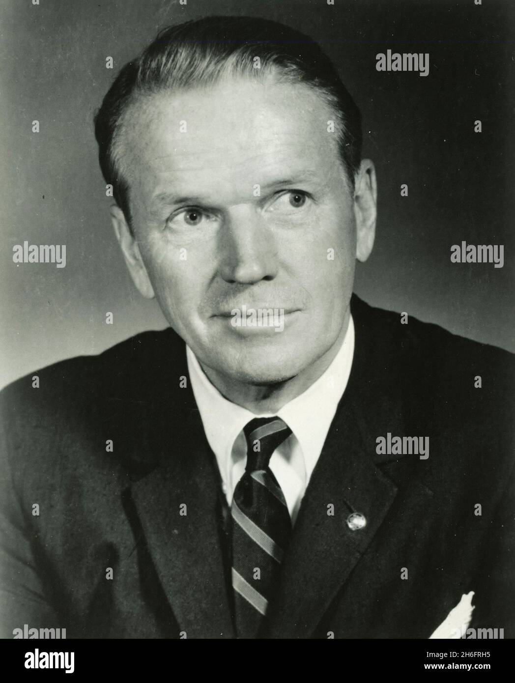 American businessman Elisha Gray II, Chairman of the Board, the Whirpool Corporation, USA 1966 Stock Photo