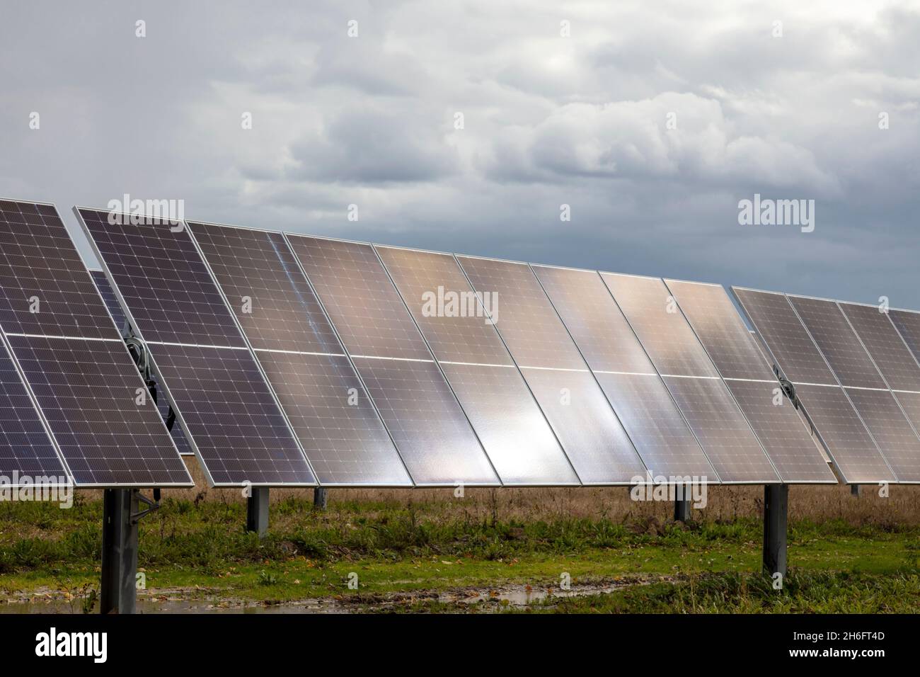 Solar farm, MidMichigan, USA, by James D Coppinger/Dembinsky Photo