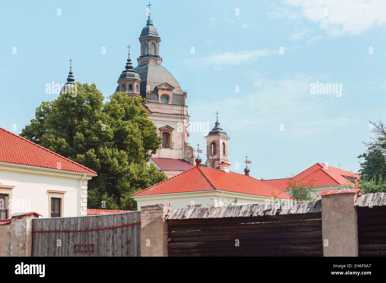 Pazaislis Camaldolese Monastery in Kaunas, Lithuania Stock Photo